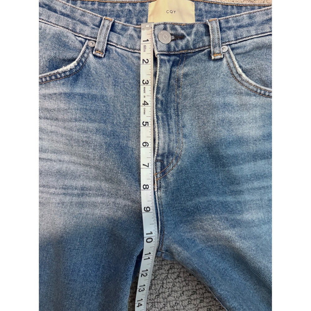CQY Wes‎ Flares in Dream Size 27 Bootcut Jeans Distressed Hem - Picture 10 of 11